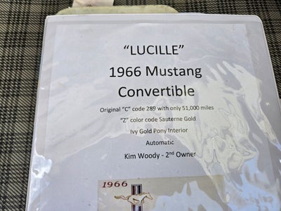 1966 Ford Mustang Convertible