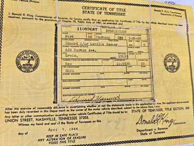 1966 Ford Mustang Convertible