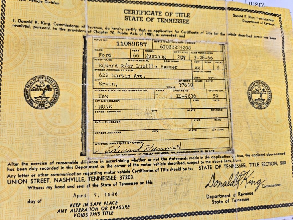 1966 Ford Mustang Convertible