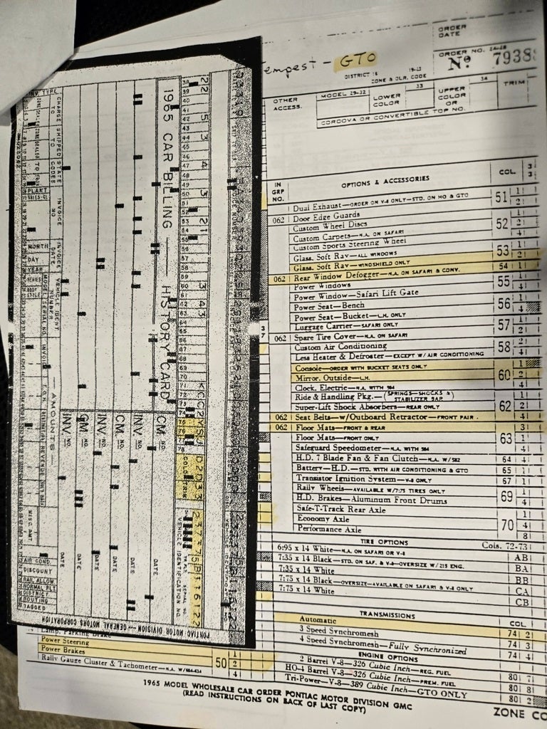 1965 Pontiac GTO Base