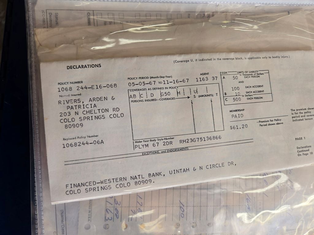 1967 Plymouth Belvedere II Base