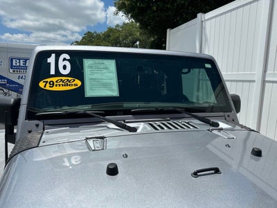 2016 Jeep Wrangler Unlimited Sport