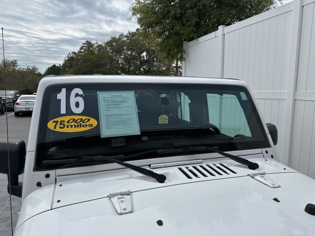 2016 Jeep Wrangler Unlimited Sport