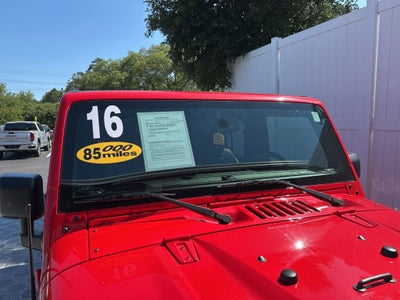 2016 Jeep Wrangler Unlimited Rubicon