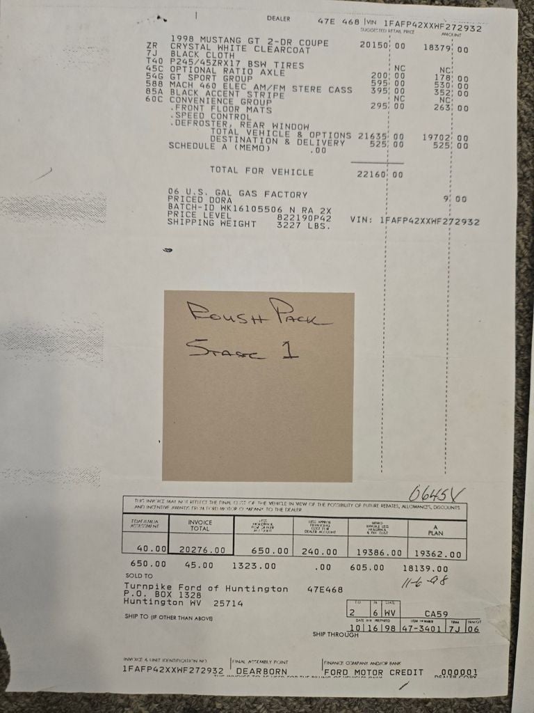 1998 Ford Mustang GT Roush