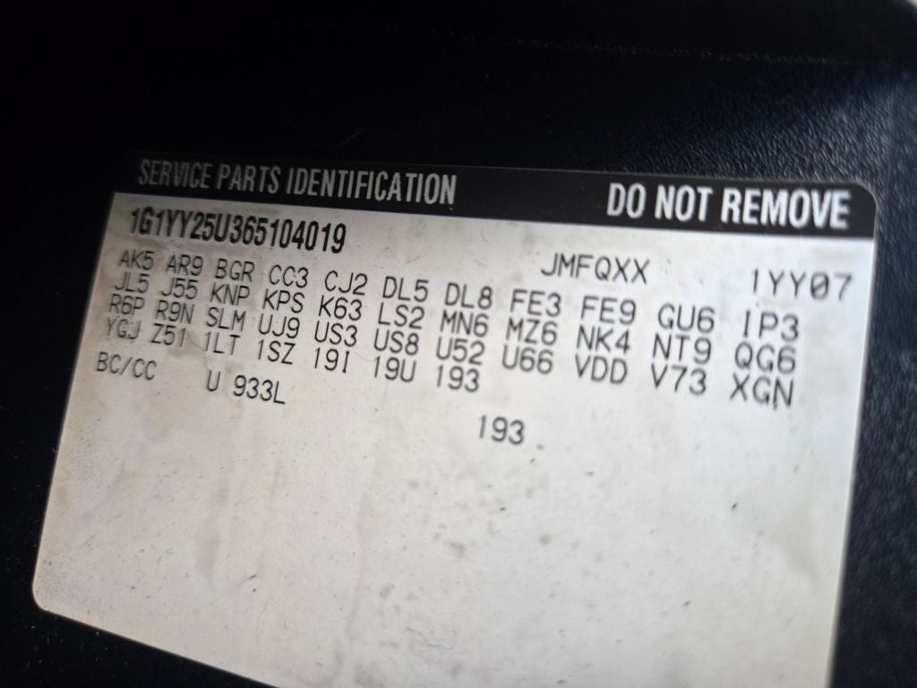 2006 Chevrolet Corvette Base