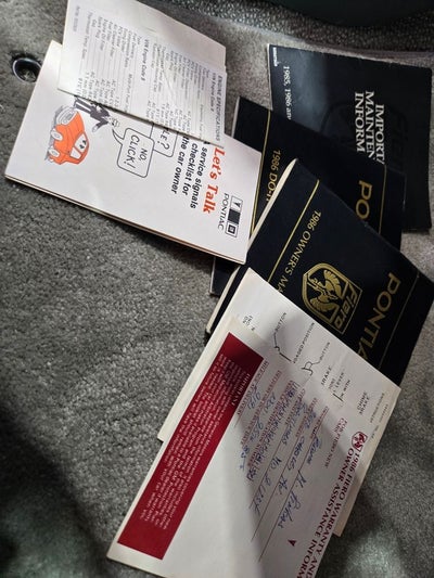 1986 Pontiac Fiero SE