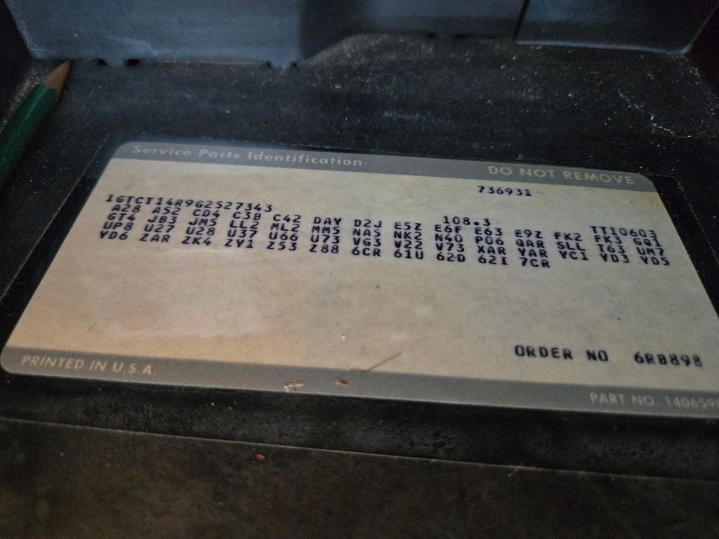 1986 GMC S15 Base