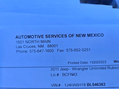 2011 Jeep Wrangler Unlimited Rubicon