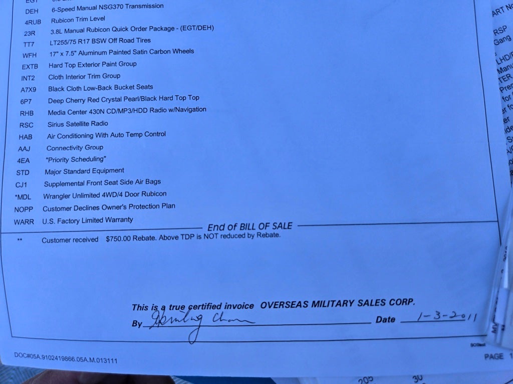 2011 Jeep Wrangler Unlimited Rubicon