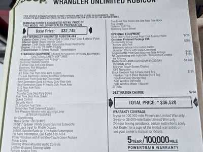 2011 Jeep Wrangler Unlimited Rubicon