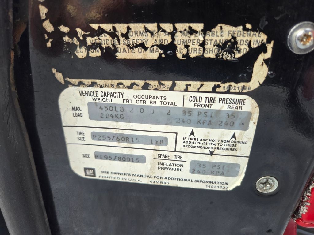 1979 Chevrolet Corvette Base