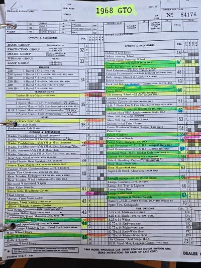 1968 Pontiac GTO Base