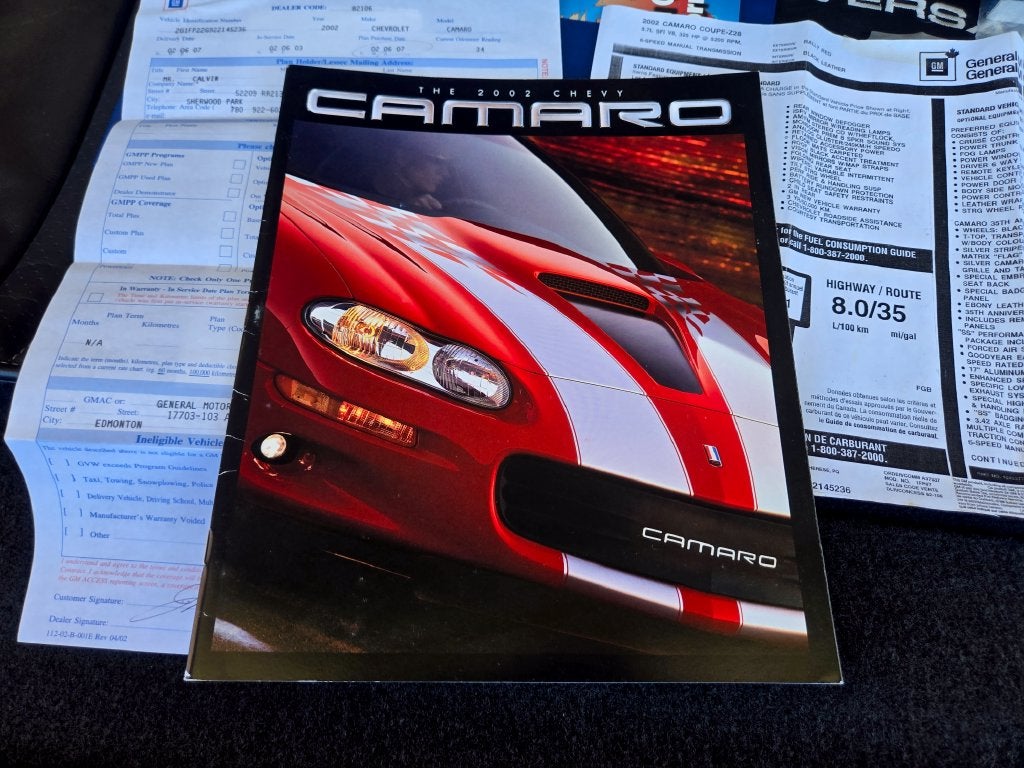 2002 Chevrolet Camaro SS 35th Anniversary