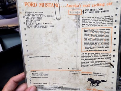 1965 Ford Mustang Base