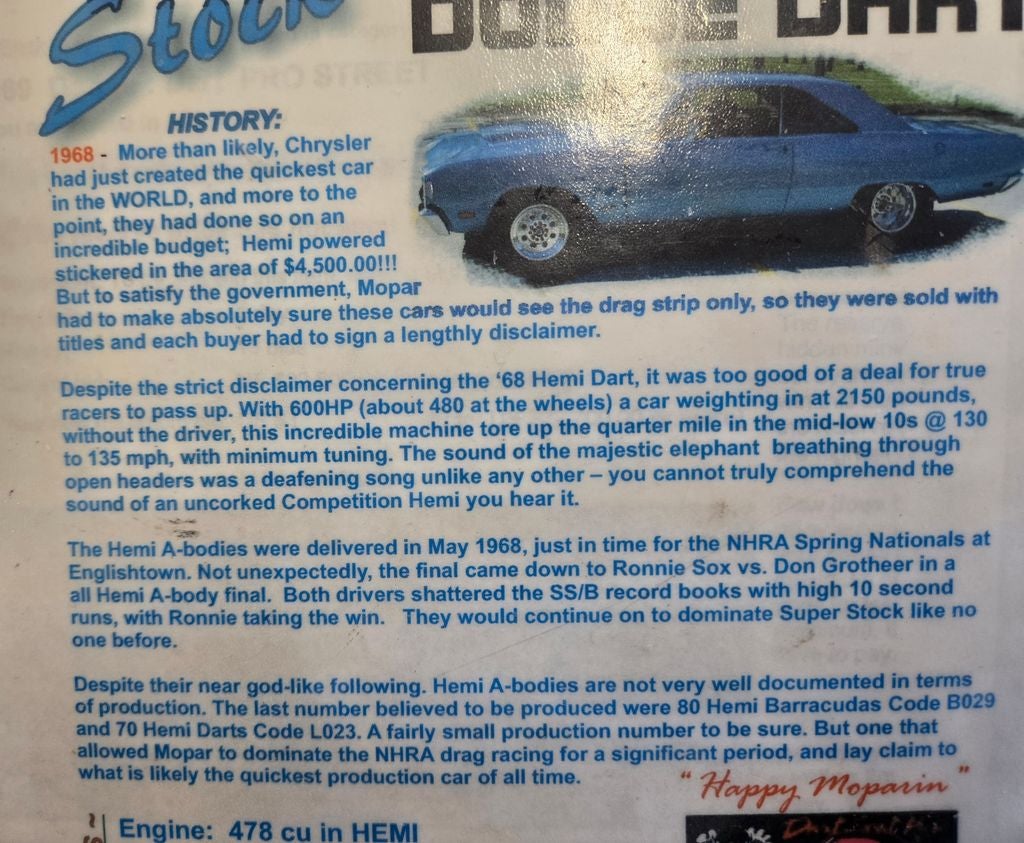 1969 Dodge Dart Swinger